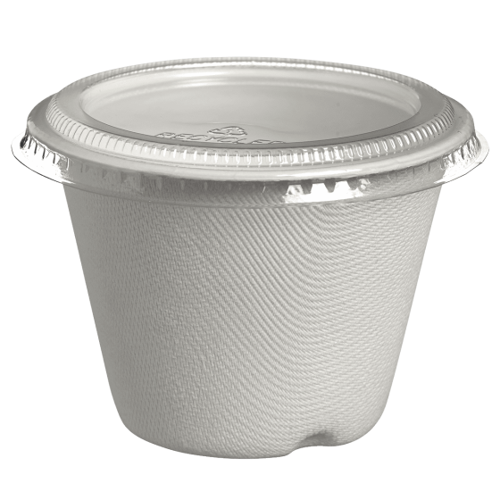 Ciotolina Bodega in polpa di canna laminata da 240 ml