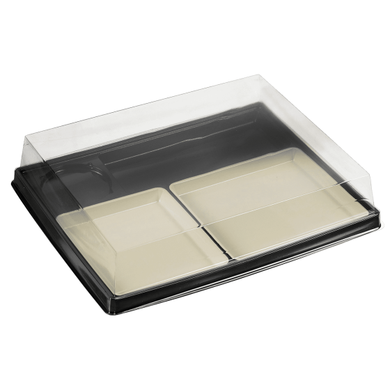 Vassoio Ecolia con 3 scomparti
