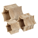 L'Étoilé supports en bois pour plateaux - Set de 3 pièces