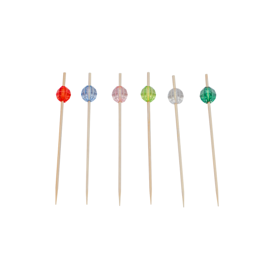 Pique bille transparente/multicolore 120 mm