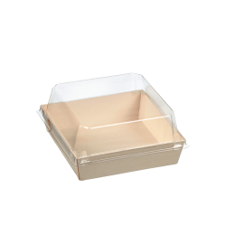 Vaschetta in legno laminato e coperchio da 320 ml