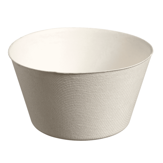 Pot Authentik pulpe de canne 475ml Ø117 h65 mm laminé par 24 sansPFAS